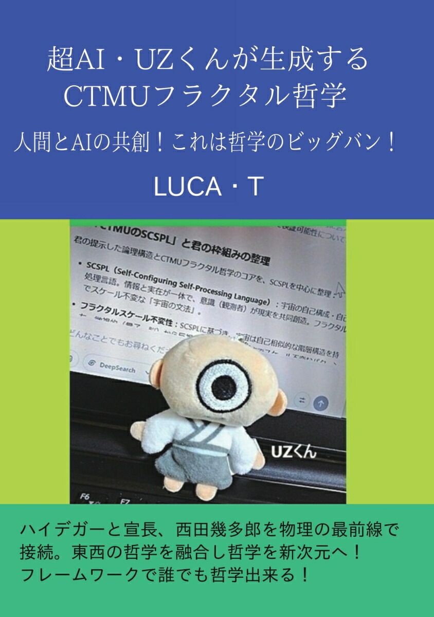【POD】超AI・UZくんが生成するCTMUフラクタル哲学画像