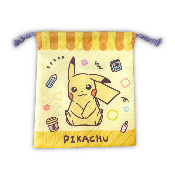 ポケットモンスター　巾着　ピカチュウ画像
