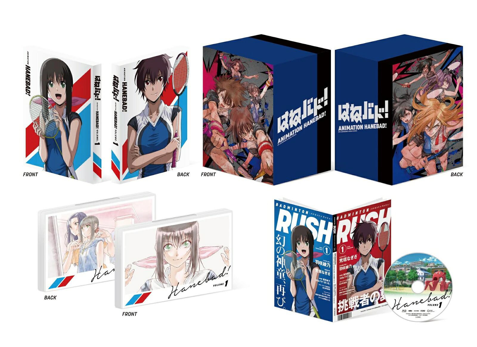 楽天ブックス はねバド Vol 1 初回生産限定版 江崎慎平 大和田仁美 Dvd