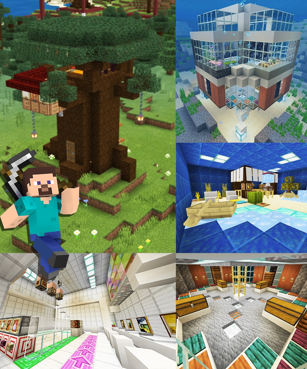NintendoSwitchであそぶ!マインクラフト最強ひみつ基地のつくり方設計図つき[マイクラ職人組合]