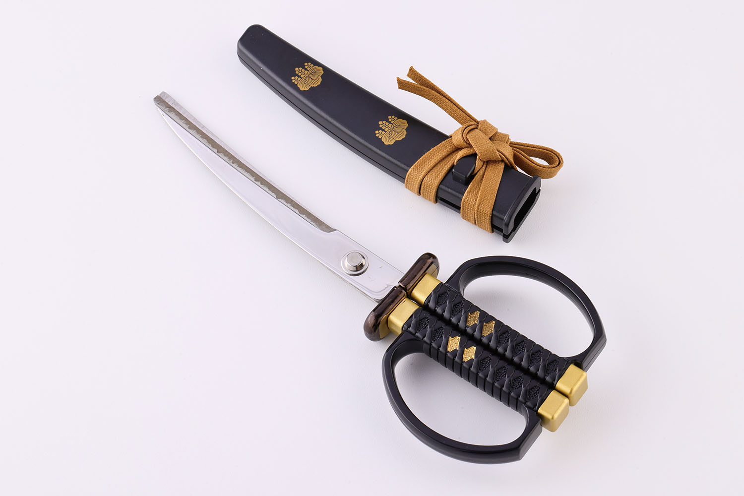日本刀はさみ 豊臣秀長 モデル 【SW-30TK】 (はさみ)画像
