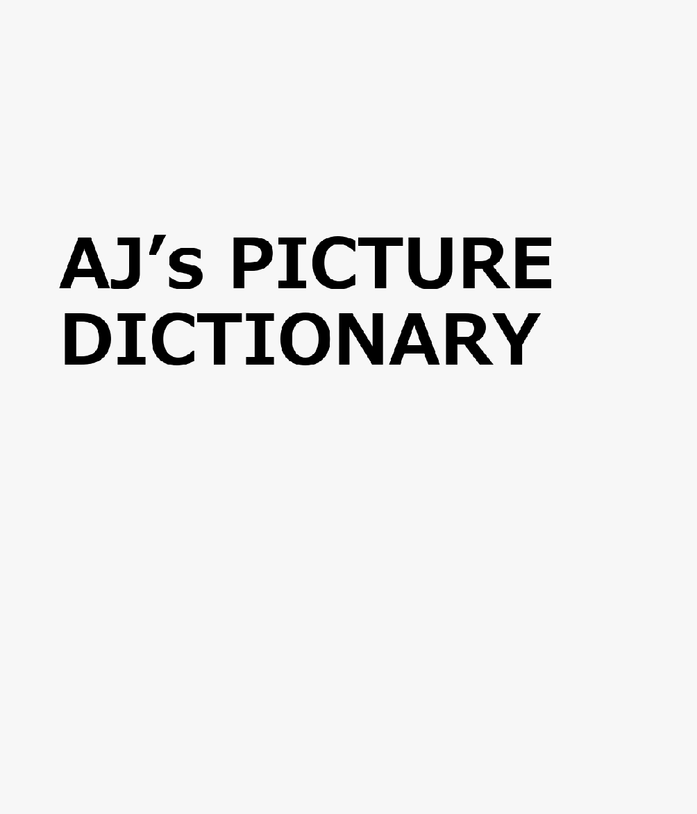 AJ’s　PICTURE　DICTIONARY画像