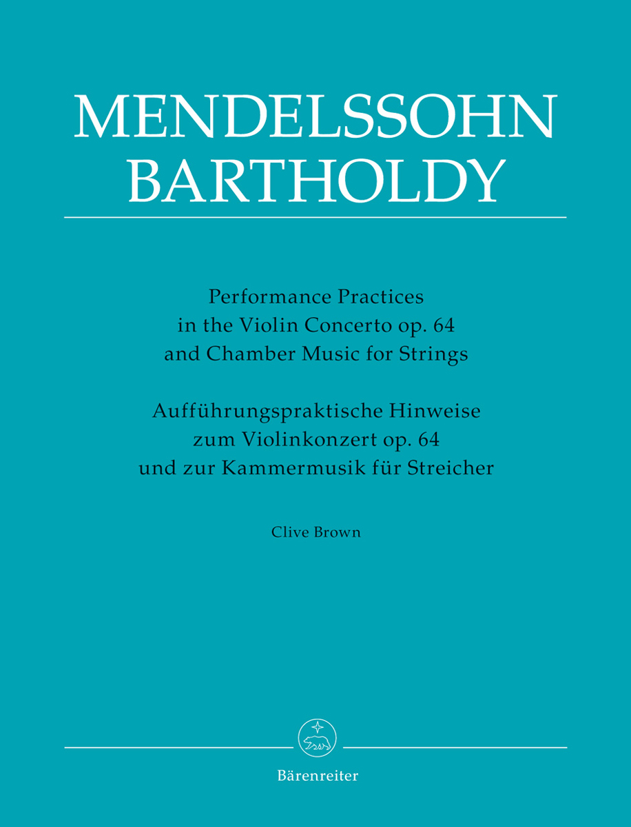 【輸入楽譜】メンデルスゾーン, Felix: メンデルスゾーンの「バイオリン協奏曲 ホ短調 Op.64」と弦楽のための室内楽作品の演奏手引き(英語・独語)/Brown編画像