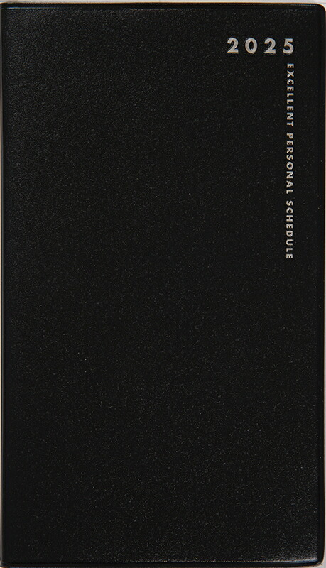 2025年　手帳　4月始まり　No.791　リベルデュオ 1　　[ミッドナイト・ブラック]高橋書店　手帳判　　マンスリー画像