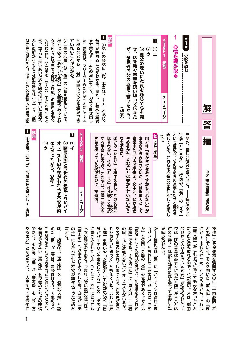 中学標準問題集国語読解[中学教育研究会]