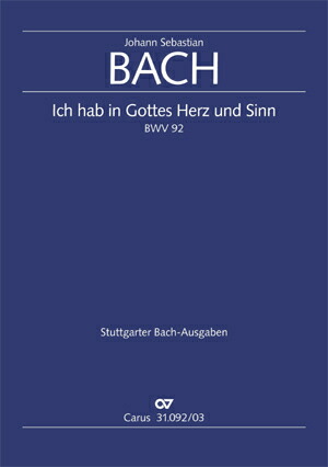 楽天ブックス 輸入楽譜 バッハ Johann Sebastian カンタータ 第92番 われは神の御心のままに Bwv 92 独唱と混声四部合唱 英語 独語 クビーク編 ヴォーカルスコア バッハ Johann Sebastian 本
