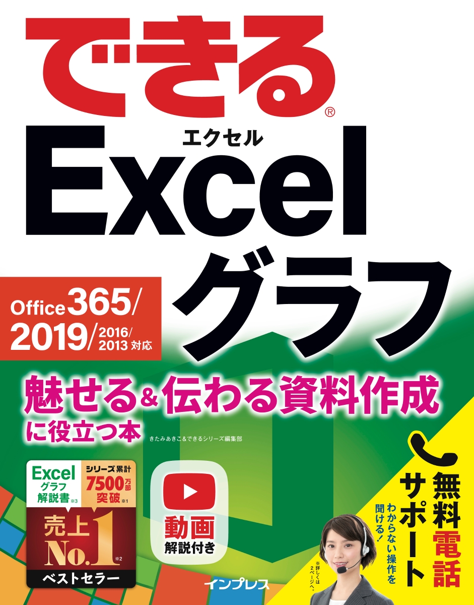 楽天ブックス できるexcelグラフ 魅せる 伝わる資料作成に役立つ本 Office 3 きたみあきこ 本