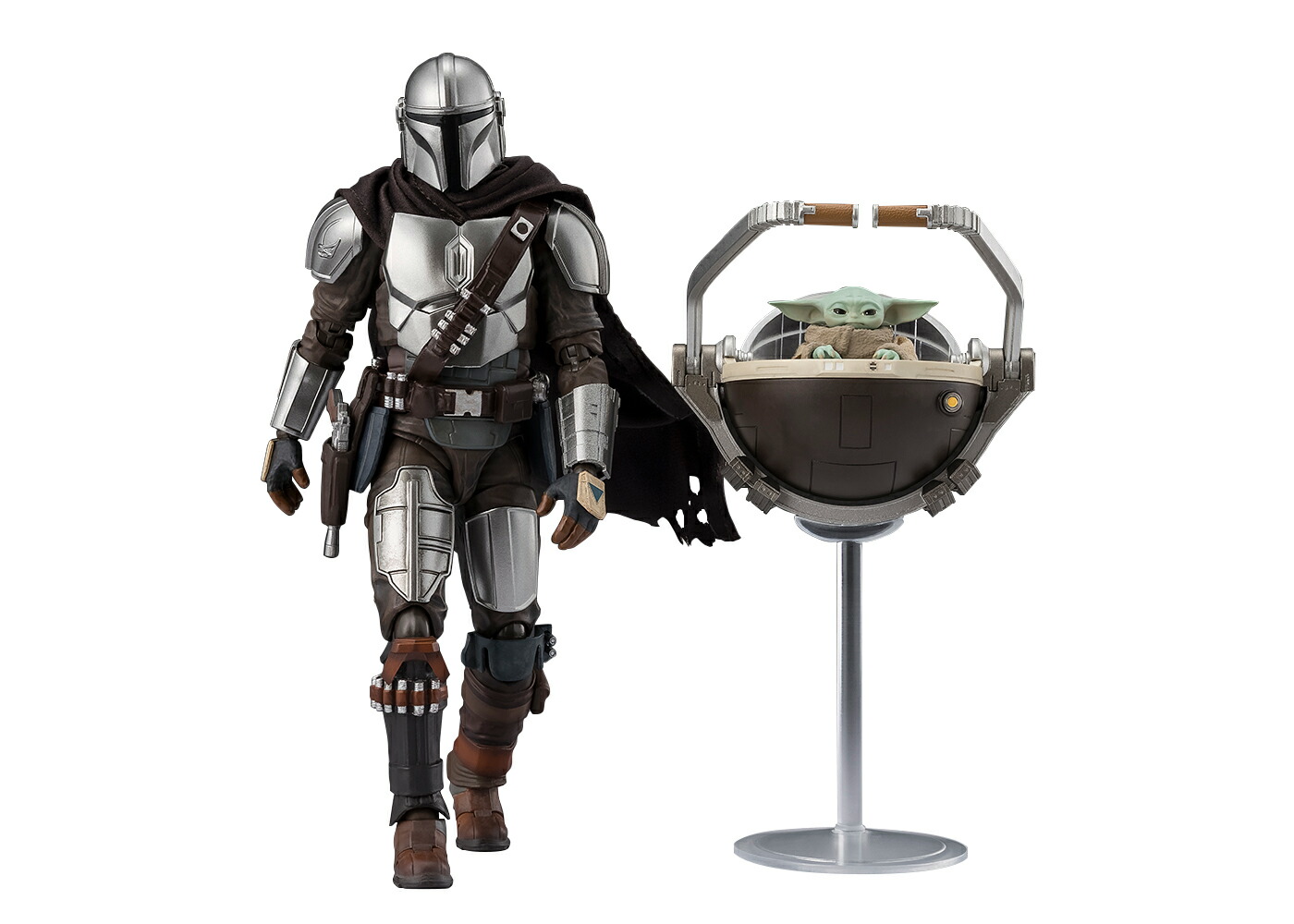 S.H.Figuarts 『スター・ウォーズ／マンダロリアン・アンド・グローグー』 マンダロリアン＆グローグー（STAR WARS: The Mandalorian and Grogu） (塗装済み可動フィギュア)画像
