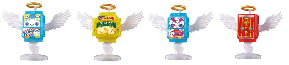 【セット商品】仮面ライダーガヴ　DXライダーゴチゾウエンジェルシリーズ　ふわマロゴチゾウver.　ザクザクチップスゴチゾ　チョコダンゴチゾウver.　グルキャンゴチゾウver.画像