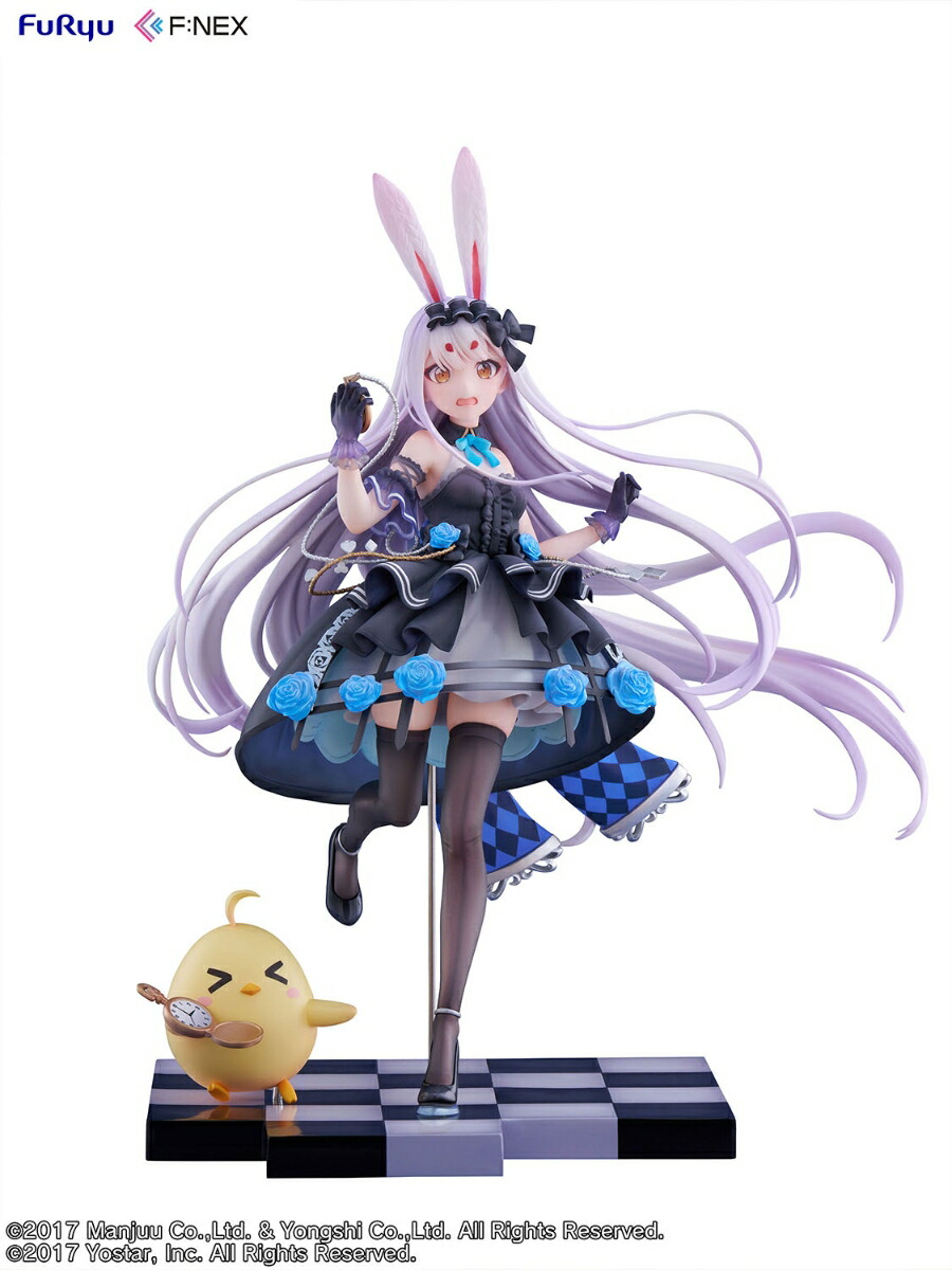 F:NEX 『アズールレーン』 島風 不思議の国のホワイトラビット Ver. 1/7スケールフィギュア 【AMU-FNX1095】 (塗装済み完成品フィギュア)画像