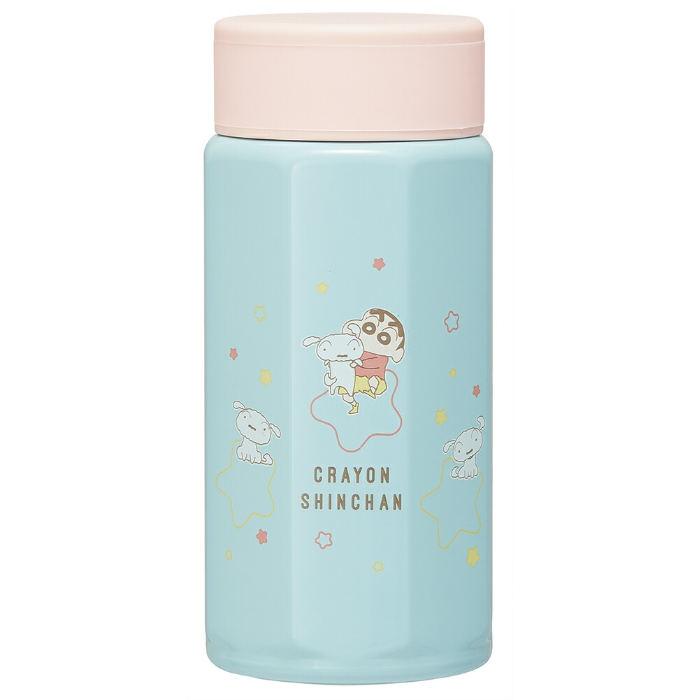 クレヨンしんちゃん パステルスター　水筒 真空ステンレス 八角 ボトル 350ml画像