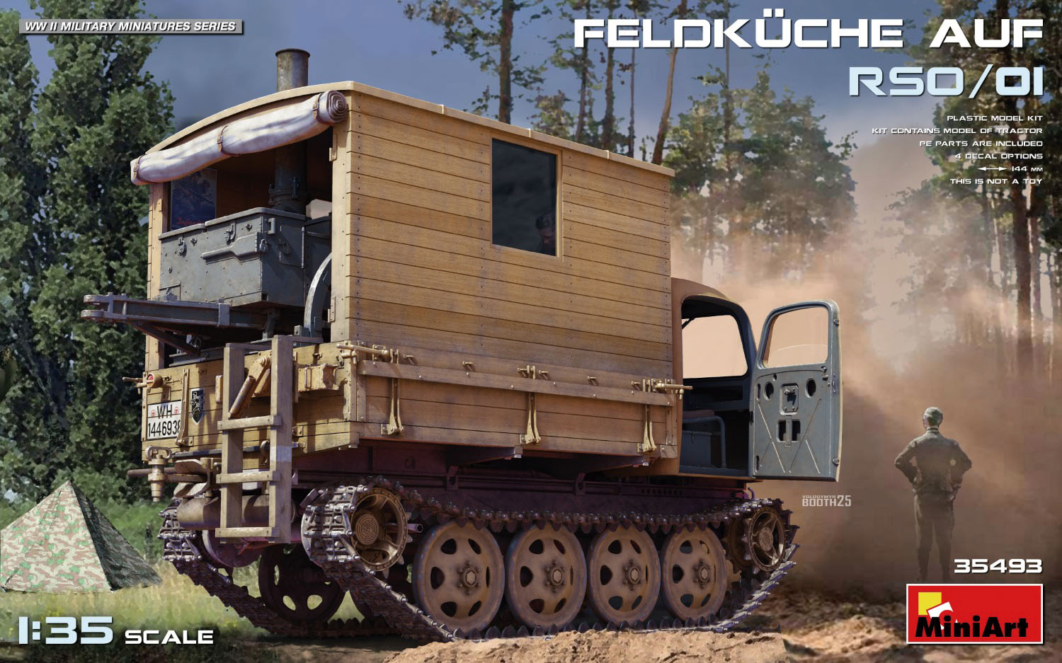 ブックス: ミニアート 1/35 WW.II ドイツ軍 RSO/01 フィールドキッチン搭載車 【MA35493】 (プラモデル) - 玩具 - 4545782127966 : ゲーム