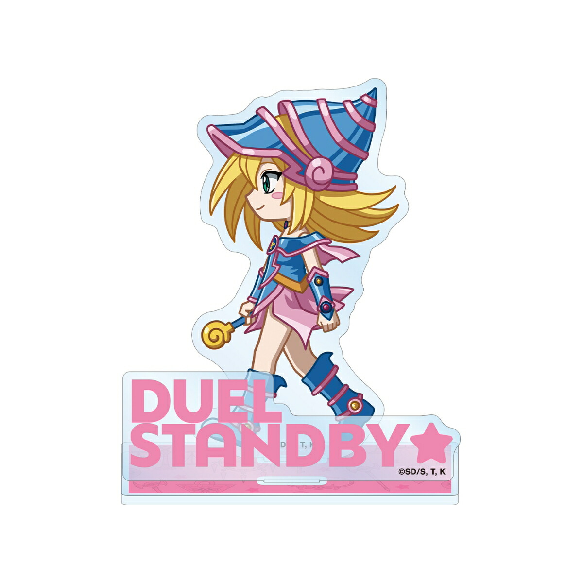 遊☆戯☆王デュエルモンスターズブラック・マジシャン・ガール ちびとこ パーツ付きBIGアクリルスタンド画像