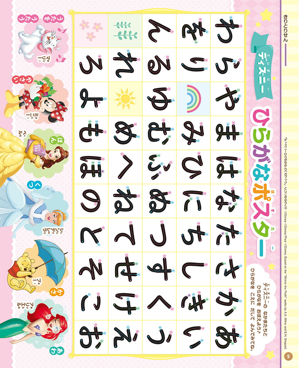 ディズニーひらがなかんぺきブック（学研ディズニームック）[榊原洋一]