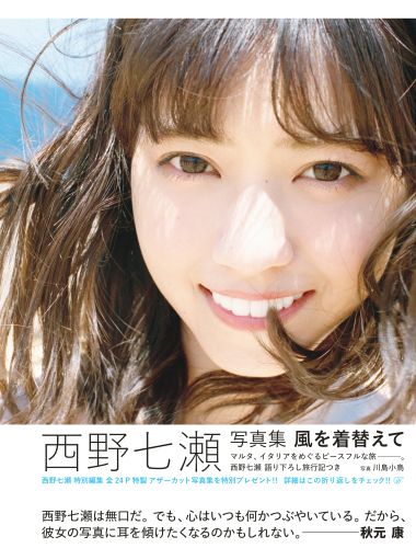西野七瀬写真集風を着替えて[川島小鳥]