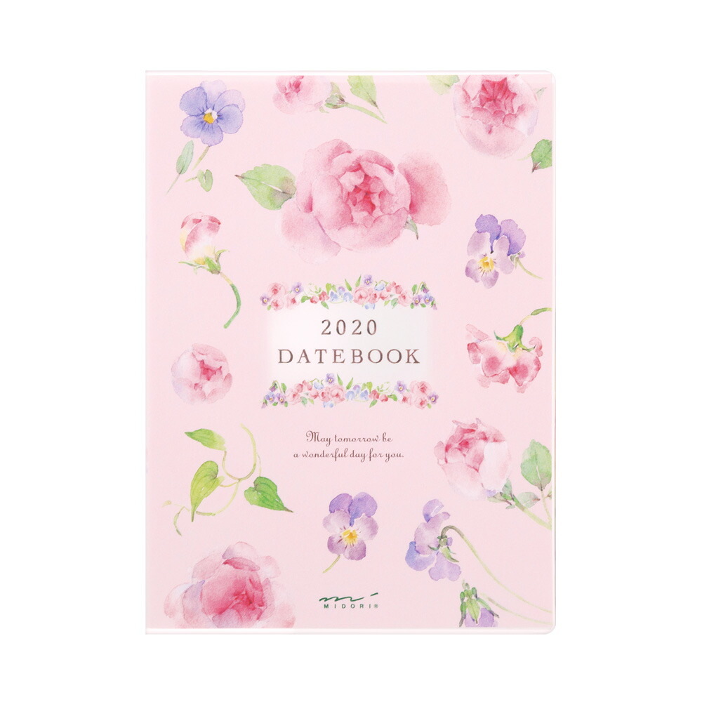 楽天ブックス ミドリ 手帳 年 ポケットダイアリー ウィークリー A6 カントリータイム花柄 19年10月始まり ダイアリー 本