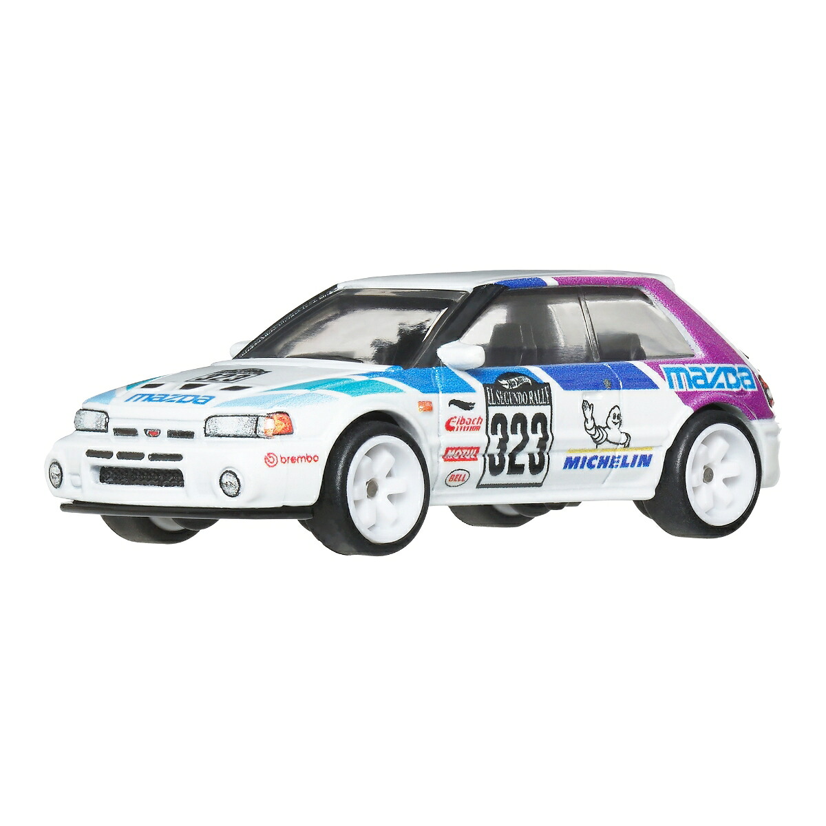 ホットウィール(HotWheels)カーカルチャーモダン・クラシックスマツダ323GTR乗り物おもちゃミニカー3歳からホワイトJKF17