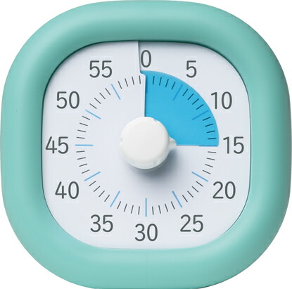 Sonic Time Feeling Timer Kisapo 10cm Realize Time Lapse Mint Blue LV-3062-MB Timer (Stationery))