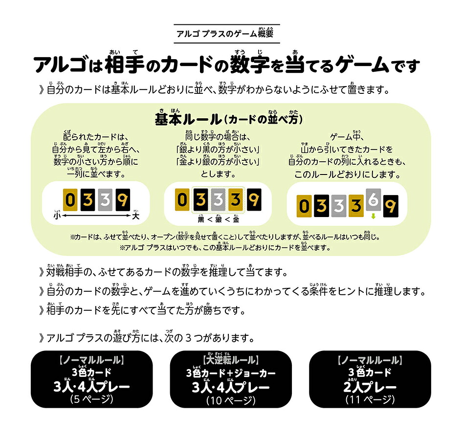 アルゴプラス（頭のよくなるゲーム）[若杉栄二]
