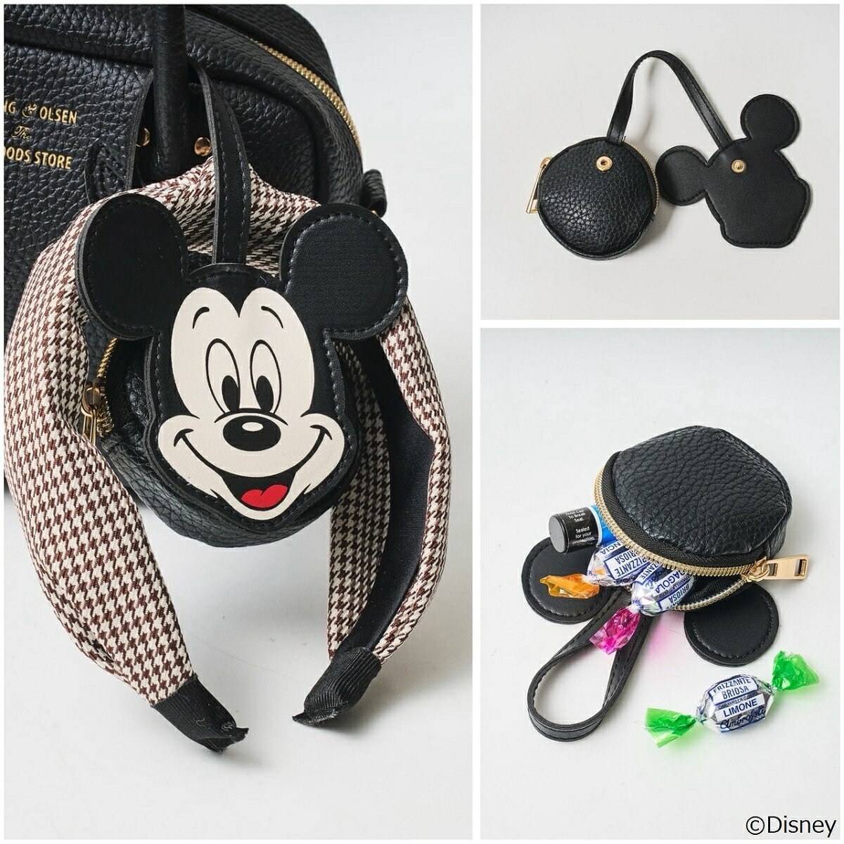 YOUNG&OLSENTheDRYGOODSSTORESHOULDERBAGBOOKwithDisneyMICKEYMOUSE