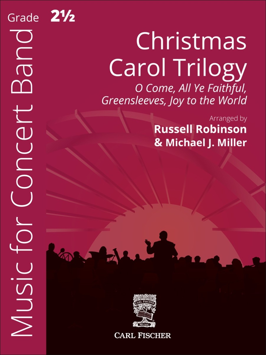 海外最新 輸入楽譜 クリスマス キャロル トリロジー ロビンソン ミラー編曲 スコアとパート譜セット Agartd Org Gt