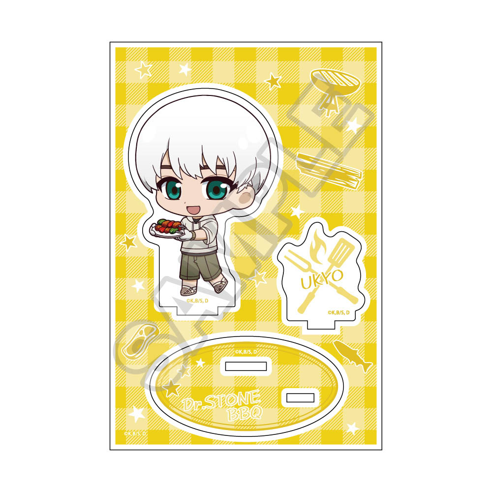 Dr.STONE ちびっつ！ バーベキュー アクリルスタンドJr. 西園寺羽京画像