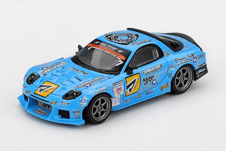 楽天市場】MINI GT 1/64 マツダ RX-7 RE雨宮 20B NA 3ROTOR-7 雨さん号