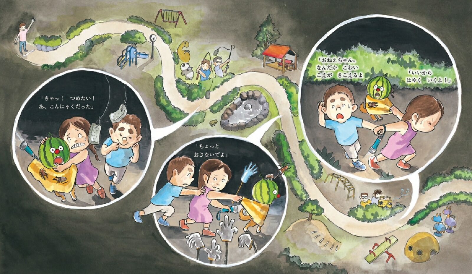 スイカワンときもだめし[澤野秋文]