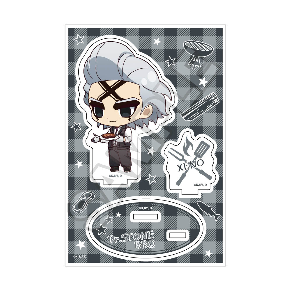 Dr.STONE ちびっつ！ バーベキュー アクリルスタンドJr. Dr.ゼノ画像