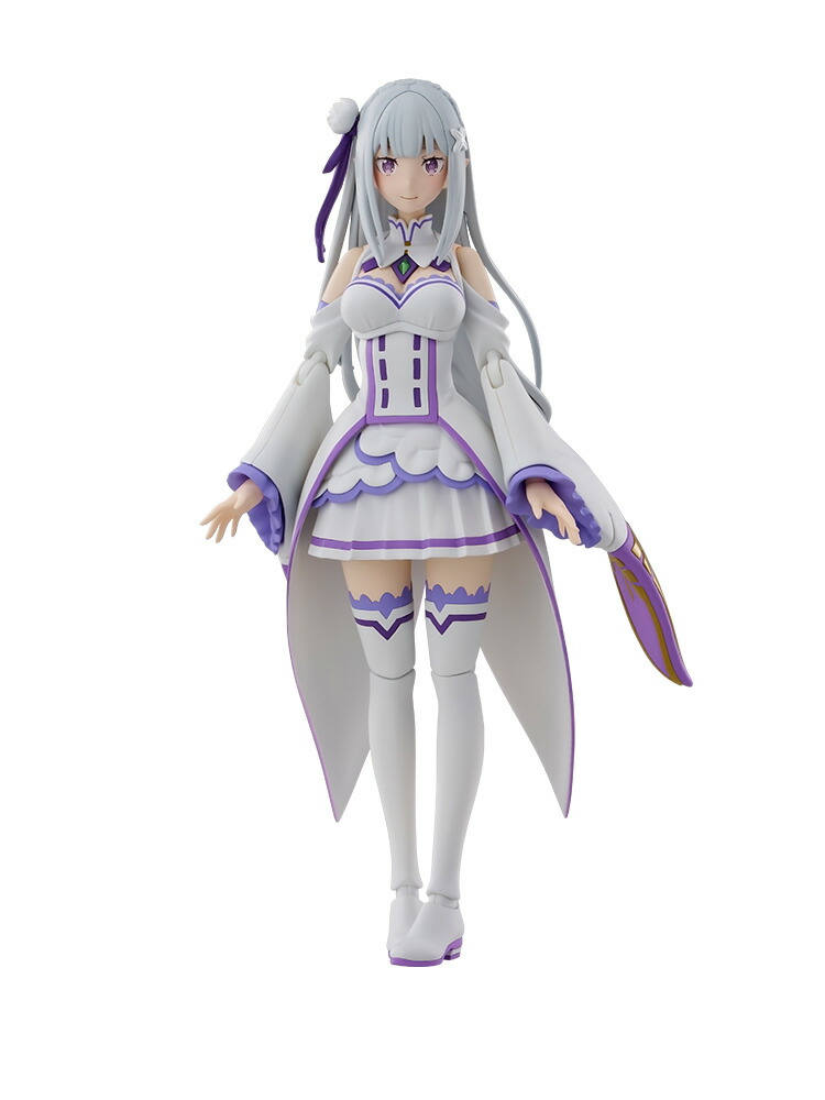 KADOKAWA PLASTIC MODEL SERIES 『Re:ゼロから始める異世界生活』 エミリア (組み立て式プラスチックモデル)画像
