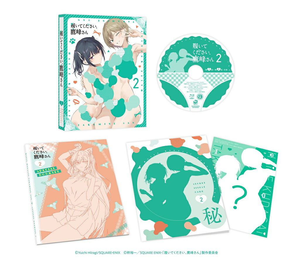 ブックス: 履いてください、鷹峰さん 第2巻《鷹峰高嶺 抱き枕カバー付き完全数量限定版》【Blu-ray】 - 柊裕一 - 4988111668158 : DVD