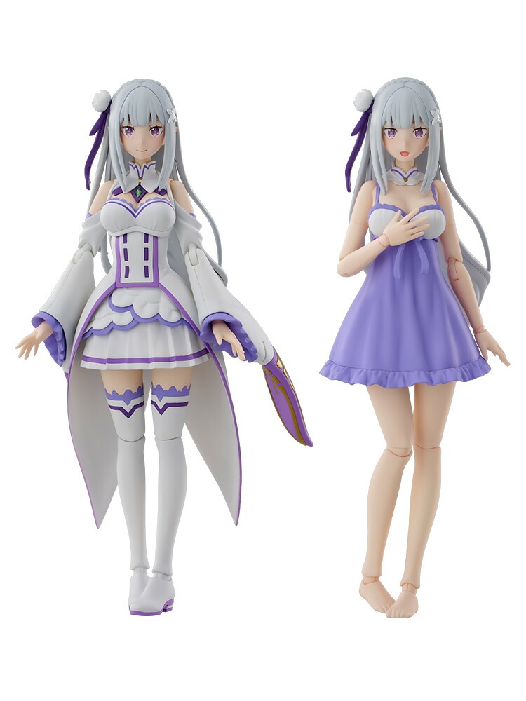 KADOKAWA PLASTIC MODEL SERIES 『Re:ゼロから始める異世界生活』 エミリア DX ver. (組み立て式プラスチックモデル)画像