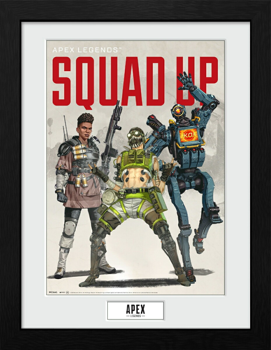 楽天ブックス Apex Legends フレーム入りアートポスター バンガロール オクタン パスファインダー その他 ゲーム
