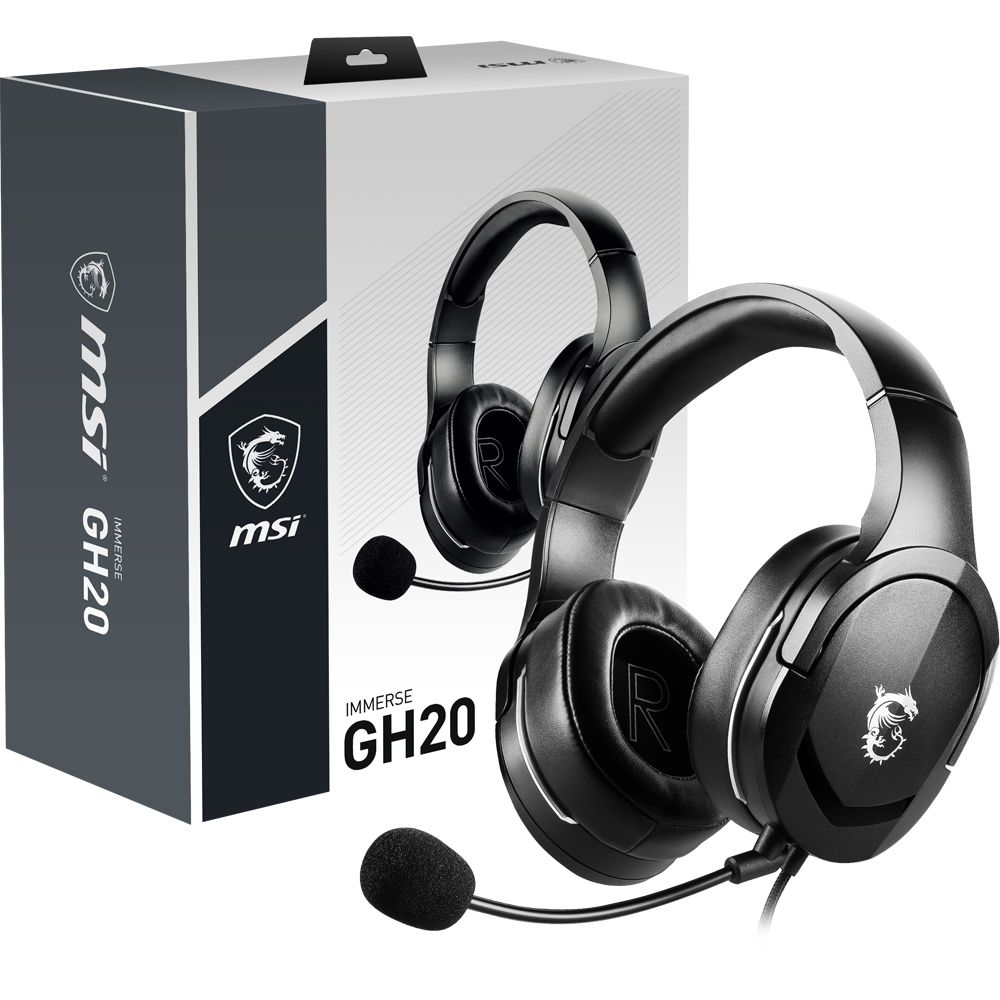 MSI エムエスアイ　ゲーミングヘッドセット　GH50 付属品あり Amazon.com: MSI Immerse GH50 Wired Gaming Headset, 7.1