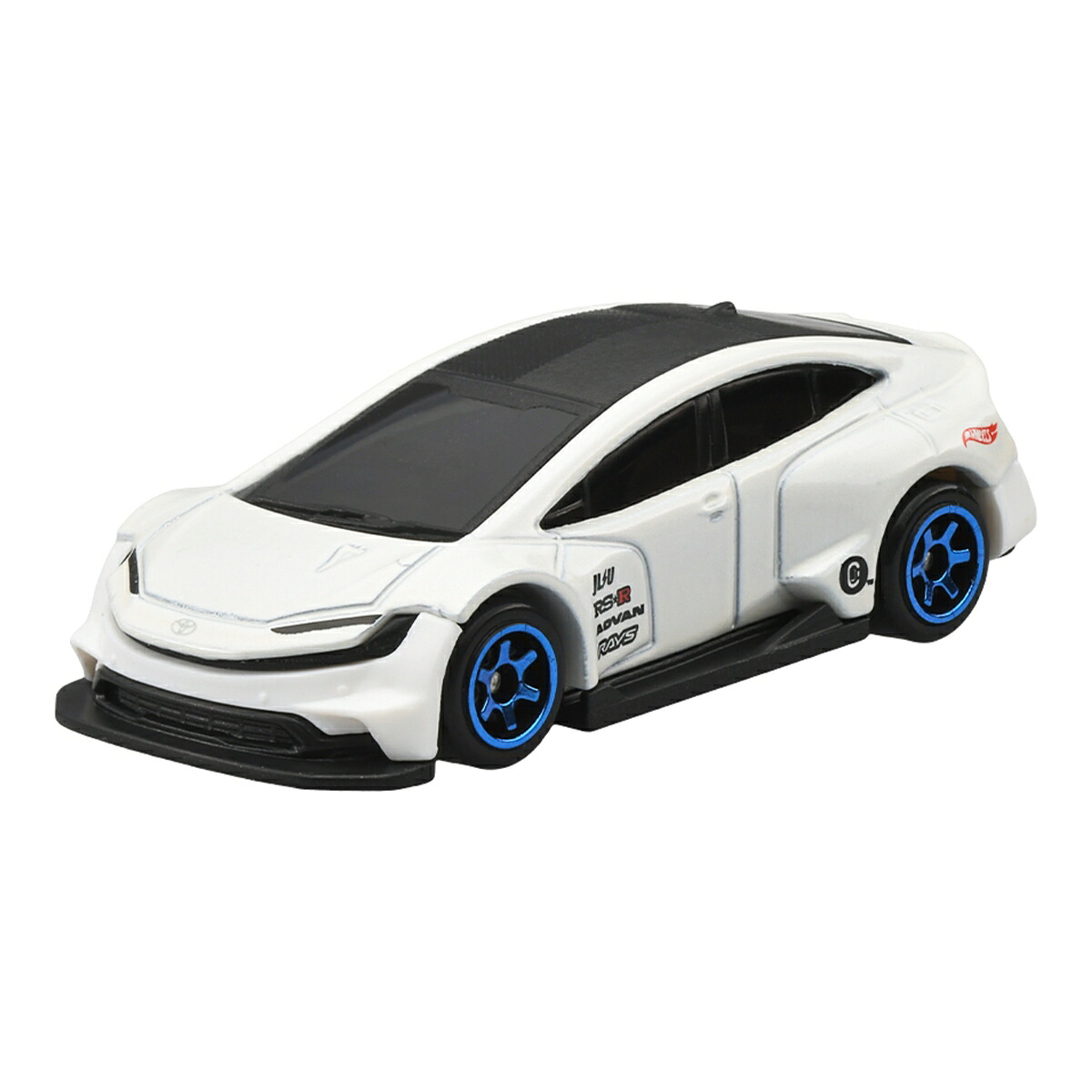 ホットウィール(HotWheels)ベーシックカートヨタプリウスカスタム乗り物おもちゃミニカー3歳からホワイトJMX10-NR