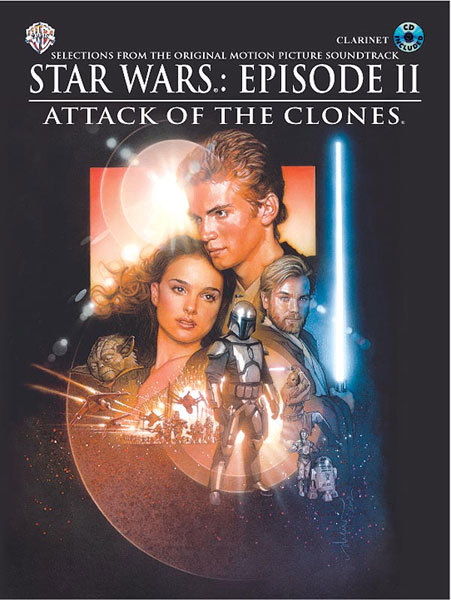 【輸入楽譜】ウィリアムズ, John: 映画「スター・ウォーズ エピソード II/クローンの攻撃」より - クラリネットヘン: CD付画像
