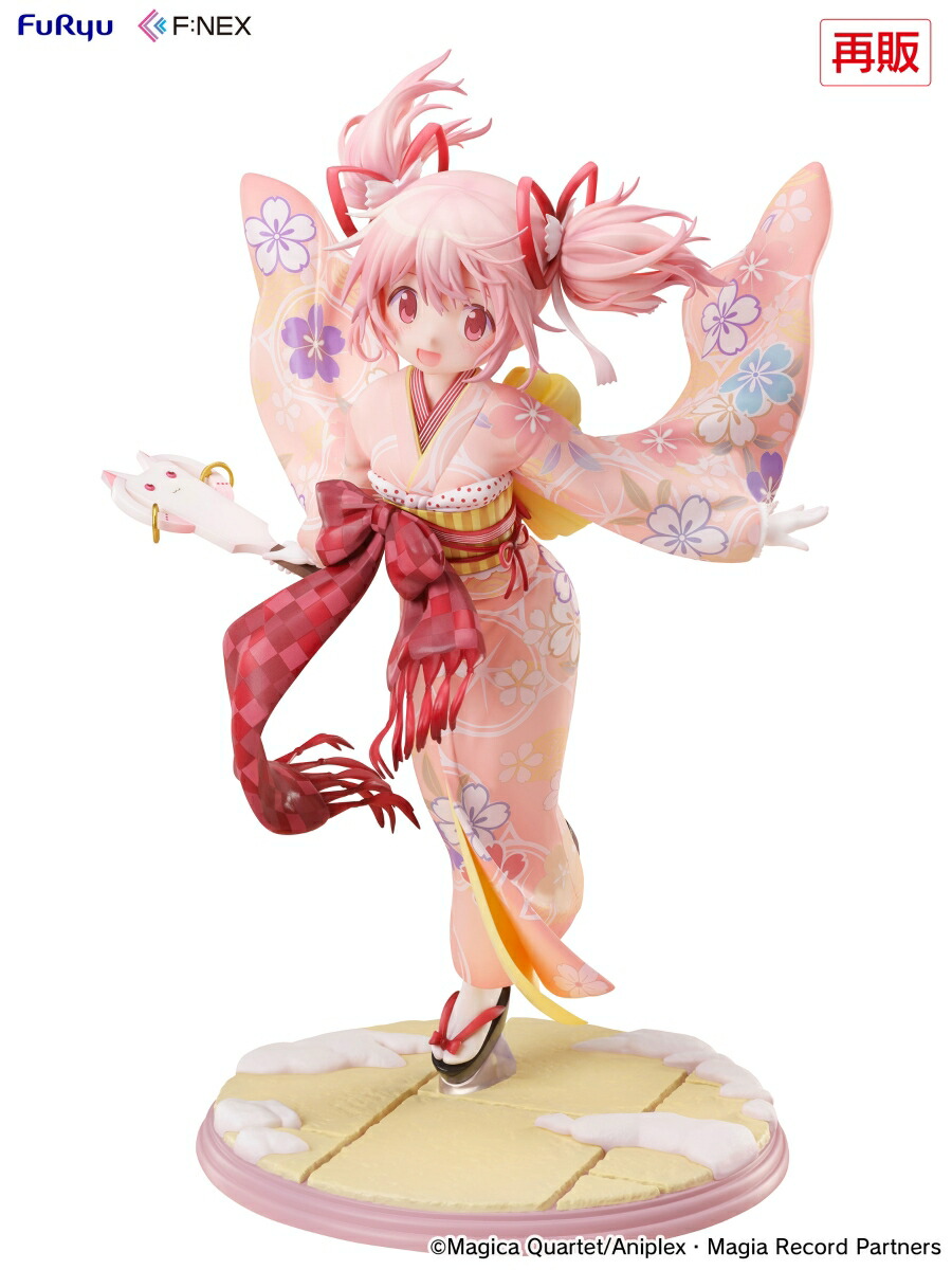 F:NEX 『マギアレコード 魔法少女まどか☆マギカ外伝』 鹿目まどか 晴着ver. 1/7スケールフィギュア 【AMU-FNX1211】 (塗装済み完成品フィギュア)画像