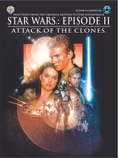 【輸入楽譜】ウィリアムズ, John: 映画「スター・ウォーズ エピソード II/クローンの攻撃」より - テナー・サクソフォン編: CD付画像