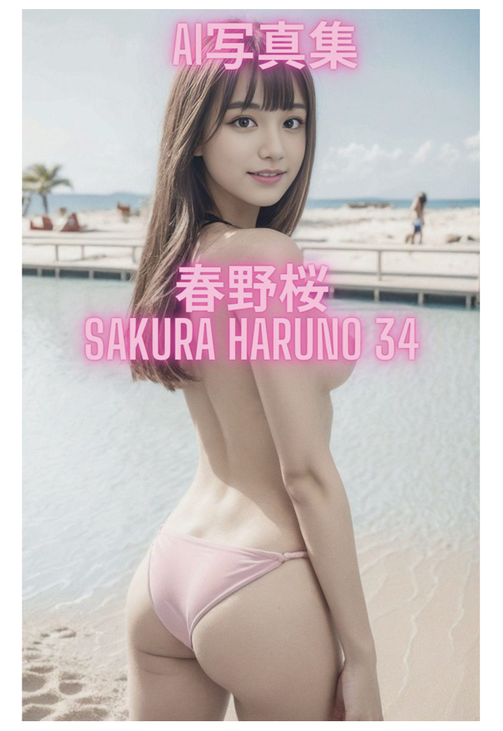 【POD】AI写真集 春野桜 Sakura Haruno 34画像