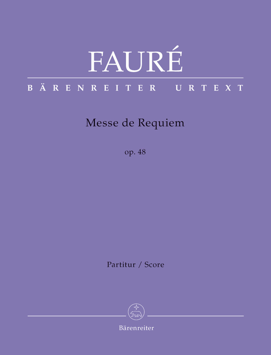 【輸入楽譜】フォーレ, Gabriel-Urbain: レクイエム Op.48(1900年版)/原典版/Stahl & Stegemann編: 指揮者用大型スコア画像