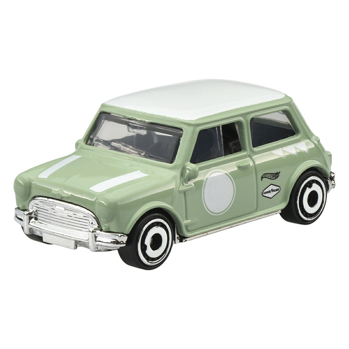 ホットウィール(HotWheels)ベーシックカーオースティンミニクーパーS乗り物おもちゃミニカー3歳からライトグリーンJMX34