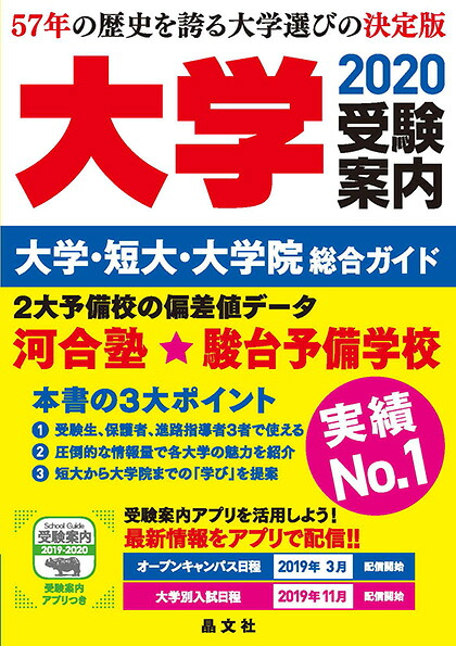 大学受験案内2020年度用[晶文社学校案内編集部]