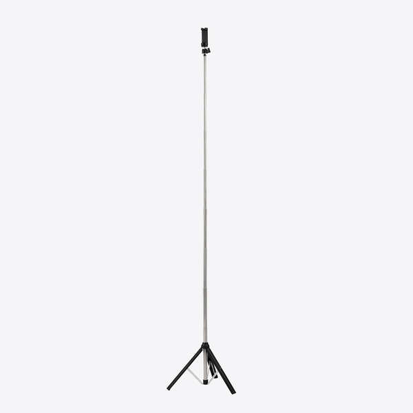エレコム スマートフォン用三脚 ロングタイプ 最大1600mm アクセサリーシュー付 ブラック P-STSRSLBK