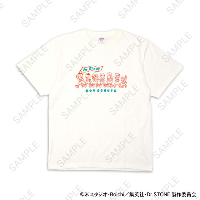 Dr．STONE 水沢石鹸コラボ クルーネックTシャツA画像