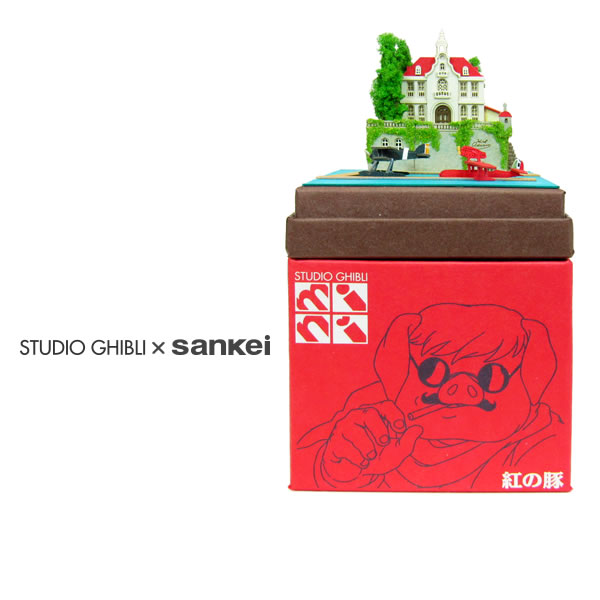 みにちゅあーとキット スタジオジブリmini 『紅の豚』 【アドリアーノと飛行艇】 ノンスケール 【MP07-21】 (ペーパークラフト)画像