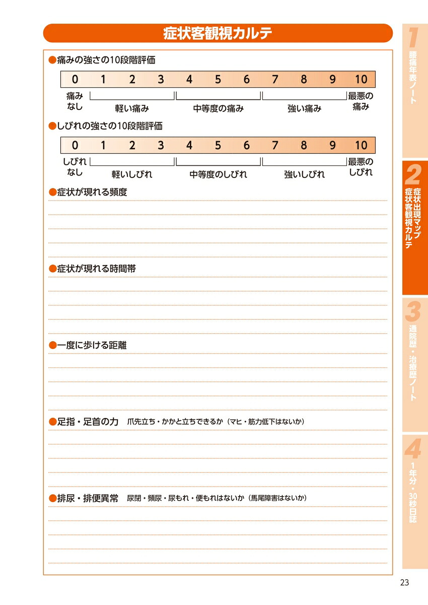 脊柱管狭窄症自力克服ノート[西良浩一]