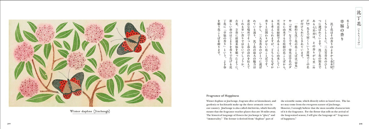 二十四節気の花ことば英訳付き銅版画で愉しむ[石川恵子]