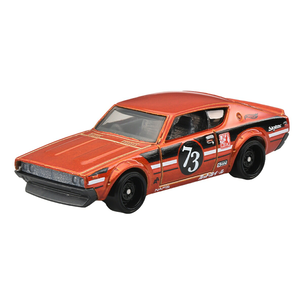 ホットウィール(HotWheels)ベーシックカー日産スカイライン2000GT-R乗り物おもちゃミニカー3歳からレッドJMX12