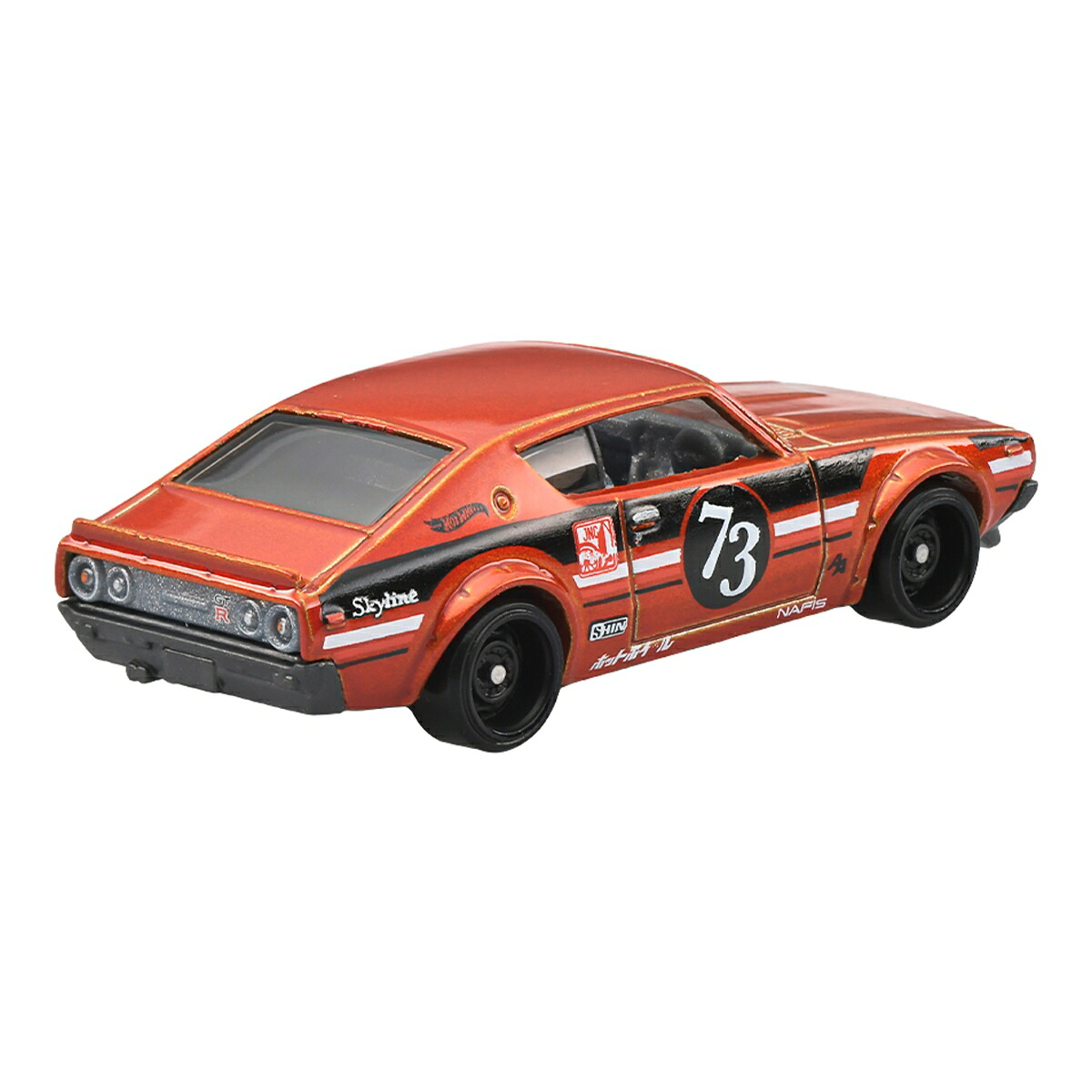 ホットウィール(HotWheels)ベーシックカー日産スカイライン2000GT-R乗り物おもちゃミニカー3歳からレッドJMX12