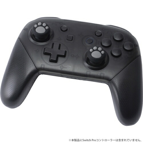 楽天ブックス Cyber アナログスティックカバー ねこにゃん Switch Proコントローラー 用 黒xグレー Nintendo Switch ゲーム